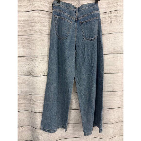 NWT Agolde Ellis Trouser Jeans Wide Leg High Rise Size 27 - Picture 4 of 4